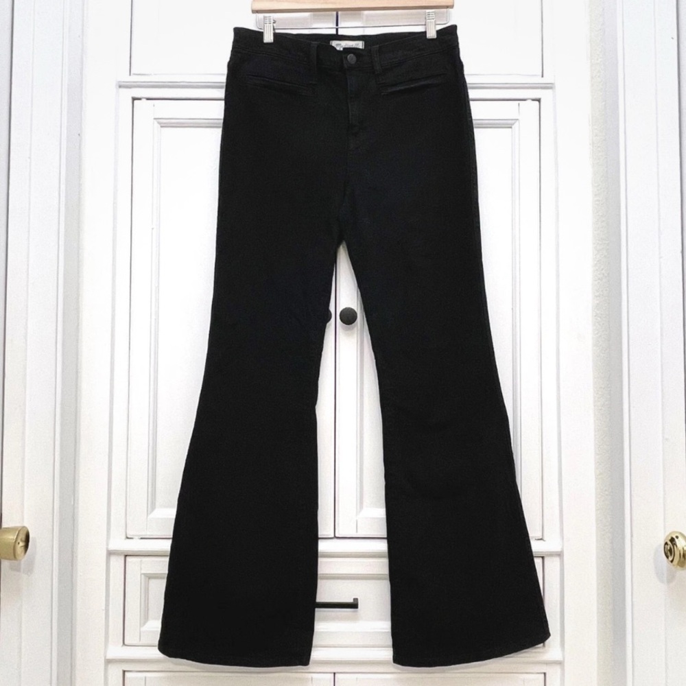 Madewell Flea Market Flare Black 70s Vintage Inspired Jeans Womens Size 30